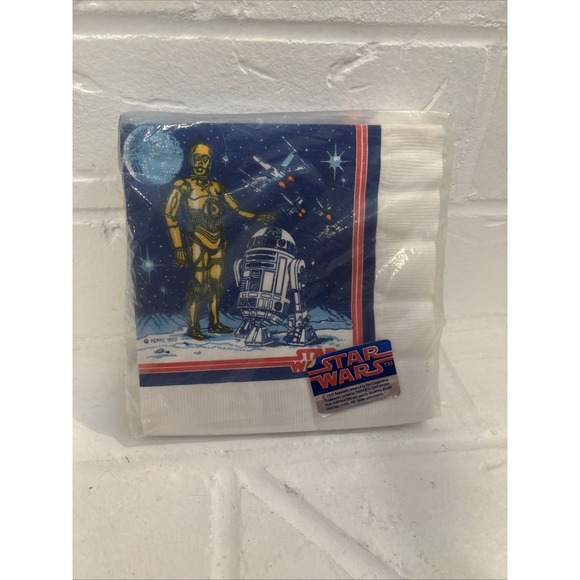 Other - 1977 Star Wars Droids Party Napkins New Old Stock